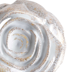 Urna Cineraria "Princess" in Pregiata Porcellana con Decoro in Oro Zecchino "Polvere di Stelle"