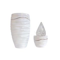 Portafiori e lampada in ceramica – Modello Onda